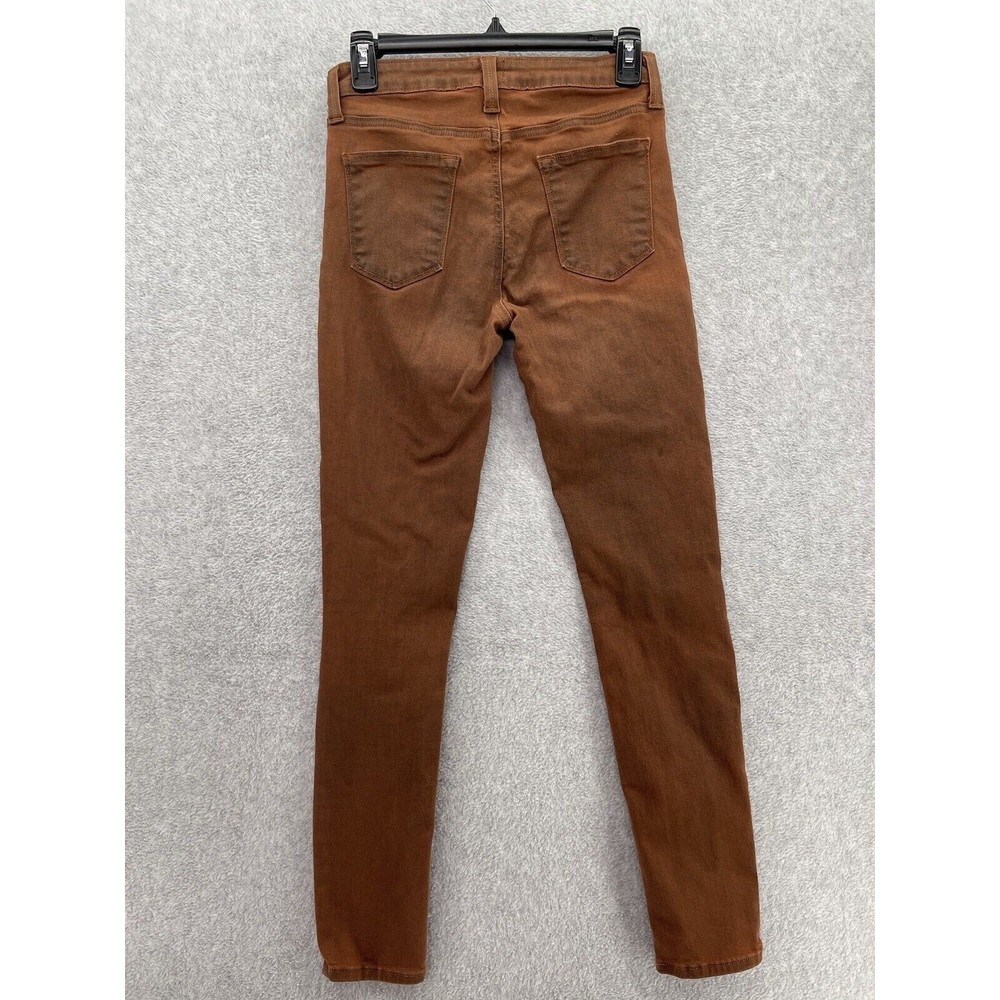 JustBlack Women's Pants Distressed Brown Size 27 Skinny Cotton Blend USA Made - Picture 2 of 14